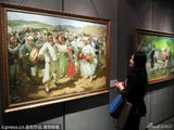 组图：姜昆1560平收藏馆开馆三周年 办朝鲜画展