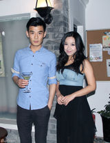 组图：张雨绮风尚戛纳行 何琳梁艺馨助威