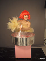 组图：薛凯琪变身粉嫩糖果妹 棉花糖配纱裙甜美可爱