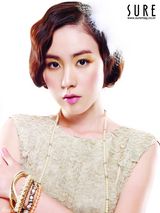 幻灯图：简美妍拍杂志照  百变造型登情人节排行榜