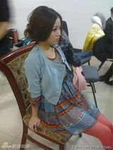 姚贝娜好声音首秀获赞 生活照活力斗鸡眼搞怪