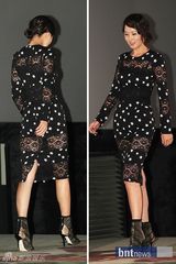 组图：韩片《斗魂》试映 金善雅透视装亮相大笑