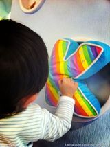 组图：微镜头下的小小志 呆萌可爱完胜童颜老爸