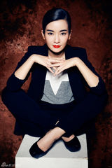 组图：李晟时尚写真红唇娇艳尽显成熟魅力