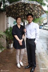 组图：黄宗泽否认为情消瘦 与周丽淇合作不怕传绯闻