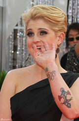 高清图：凯莉-奥斯本礼服亮相香肩柔媚