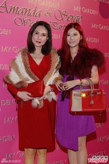 组图：李蕙敏香港补请喜宴 黄伟文要当小孩干爹