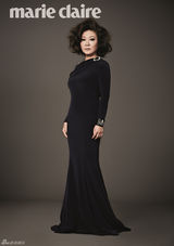 高清组图：韩星金海淑拍写真展时尚熟女风范