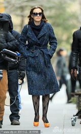 组图：布莱克拍《绯闻》遭风吹 莉顿与艾德再续前缘