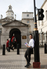 组图：黄晓明伦敦之行人文篇 博物馆里感受厚重历史