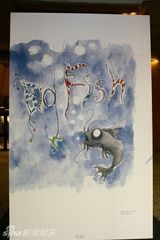 幻灯图：蒂姆-伯顿手绘草图亮相戛纳 囊括经典