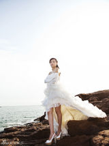 组图：傅淼纯美婚纱照曝光 结束八年恋爱长跑