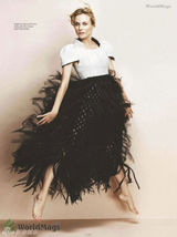 组图：黛安-克鲁格登杂志封面 闪亮金装耀眼