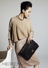 组图：韩星蔡时那秋装写真 成熟优雅女人味十足