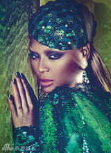 组图：碧昂斯性感登封面 高难度动作显狂野