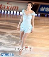 组图：韩国冰上公主金妍儿退役办纪念表演