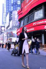 组图：微博女王姚晨助力微博上市 笑言彼此相爱