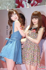 组图：女优冬月枫栗林里莉访港 遗憾未与GD碰面