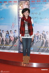 组图：陈妍希出席电影分享会 否认绯闻强调单身