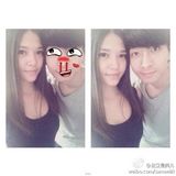 组图：快男左立与90后女友甜蜜生活照曝光