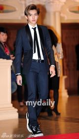 组图：EXO等走金唱片红毯 泫雅透视装内衣尽显