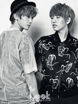 高清图：韩团B1A4黑白写真帅气惹眼魅力足