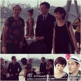 组图：《何以笙箫默》钟汉良唐嫣片场照曝光