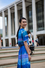 组图：司卉亮相时装周 百变造型妩媚时尚