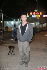 组图：林峰拍《使徒行者》宣传片展帅气笑容