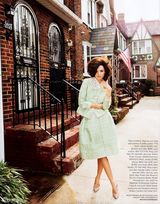 组图：辣妈超模米兰达-可儿杂志写真展复古风情