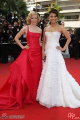 高清组图：戛纳红毯星光暗淡 舒淇斯文顿闪耀
