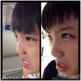 组图：大学女生cos费曼(吴镇宇儿子) 嘟嘴酣睡白眼神同步