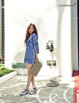 组图：f(x)雪莉拍写真展夏季时尚阳光甜美