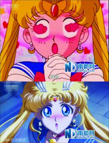 组图：新旧《美少女战士》对比 月野兔变锥子脸