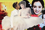 组图：《分手大师》孕妈杨幂与孙俪同挺邓超