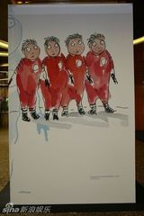 幻灯图：蒂姆-伯顿手绘草图亮相戛纳 囊括经典