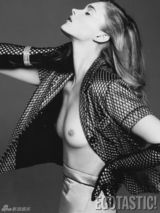 组图：北欧超模全身渔网豪裸三点野性诱惑