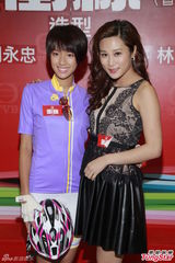 组图：罗仲谦演单车手 蔡思贝剪短发担主角