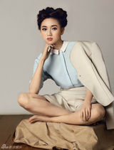 组图：江铠同冷艳洋装大片 小女人霸气蜕变