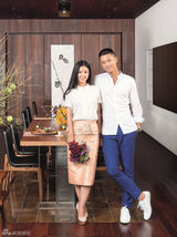 组图：王雷李小萌情侣写真 打造浪漫七夕节