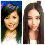 组图：超女纪敏佳被疑整容 自拍变锥子脸女神