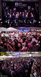 组图：EXO泰国火热开唱 鹿晗缺席有遗憾