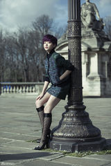 组图：郭雪芙登台版《Vogue》时尚俏丽