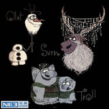 组图：当《冰雪奇缘》遇到蒂姆伯顿 满满哥特风