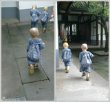 组图：宝光寺超萌小和尚爆红网络 被证实系游客