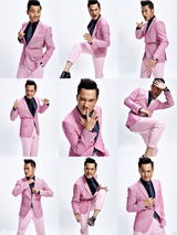 组图：耿乐拍杂志大片 表情鬼马展露浪叔本色