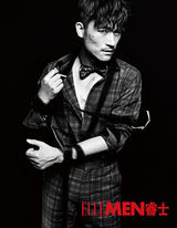 组图：耿乐黑白大片 野性逼人演绎致命诱惑