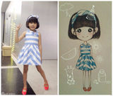 组图：贝儿Q版萌图曝光 表情鬼马童趣盎然