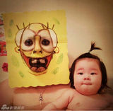 组图：日本父女逗比泡澡照走红 蠢萌犯二又有爱