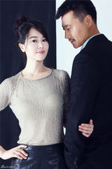 组图：左小青任程伟时尚大片刚柔并济